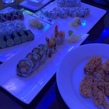 Sushi Ya - a variety of sushi on plates - Japanese Near Me - Sparta, New Jersey