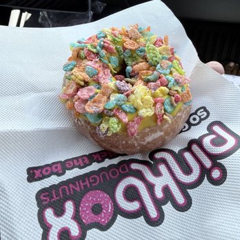 Pinkbox Doughnuts - Tutti Fruiti - Donuts Near Me - Primm, Nevada Pinkbox Doughnuts - Tutti Fruiti - Donuts Near Me - Primm, Nevada