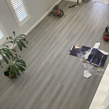 Interior Flooring Solutions - After. Obviously, they haven't tidied up and put the furniture back but, it gives an idea. - Flooring Near Me