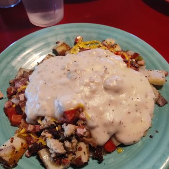 Hazel's Good Eats - The Garbage spud (half) order it! - Breakfast & Brunch Near Me - Clarkston, Washington Hazel's Good Eats - The Garbage spud (half) order it! - Breakfast & Brunch Near Me - Clarkston, Washington