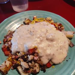 Hazel's Good Eats - The Garbage spud (half) order it!