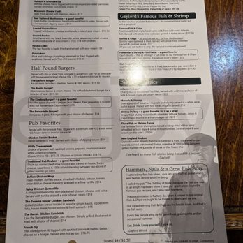 The Old Bag of Nails Pub - Menu side 2 - British Near Me - Delaware, Ohio The Old Bag of Nails Pub - Menu side 2 - British Near Me - Delaware, Ohio
