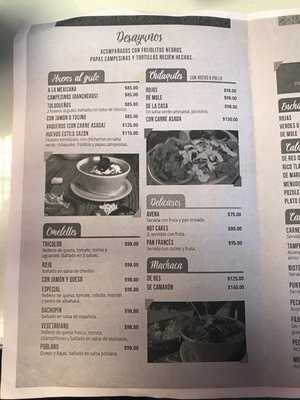 Menu photo 4 Sazón Mexico Rosarito, BCN