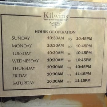 Kilwins Ice Cream - Chocolate - Fudge - Hours as of 8/17/14. - Desserts Near Me - Rehoboth Beach, Delaware Kilwins Ice Cream - Chocolate - Fudge - Hours as of 8/17/14. - Desserts Near Me - Rehoboth Beach, Delaware