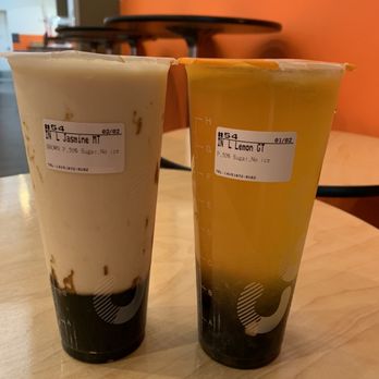 CoCo Fresh Tea & Juice - Black Brown Sugar Fresh Milk with Pearls ($6.50) & Lemon Green Tea w. Boba ($6) both in Large sizes - Bubble Tea Near Me - San Francisco, California CoCo Fresh Tea & Juice - Black Brown Sugar Fresh Milk with Pearls ($6.50) & Lemon Green Tea w. Boba ($6) both in Large sizes - Bubble Tea Near Me - San Francisco, California