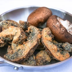 The Noir - PORTABELLO FRIES - with wasabi mayo -the perfect match
