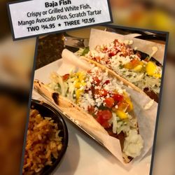 Miguel's Mex Tex Cafe - 2 Fish Tacos- sweet and mild. Not my favorite