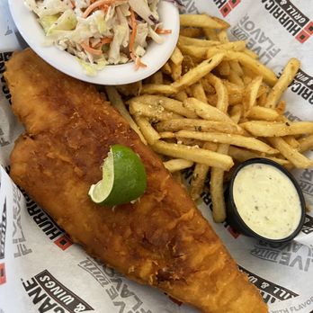 Hurricane Grill & Wings - Yuengling Beer-Battered Fish and Chips - American Near Me - Boynton Beach, Florida