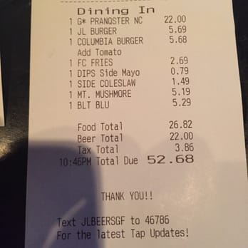 JL Beers - 0.79$ for mayo lol - Burgers Near Me - Grand Forks, North Dakota