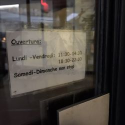 Le Mandarin - Hours