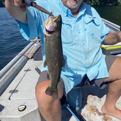 Big Phil's Guides - Big Phil with one of our catch and release fish.  We caught so many we had to start releasing!