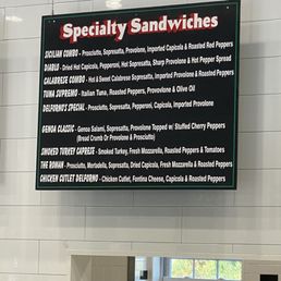 Specialty Sandwiches Menu Specialty Sandwiches Menu