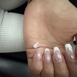 A broken nail A broken nail