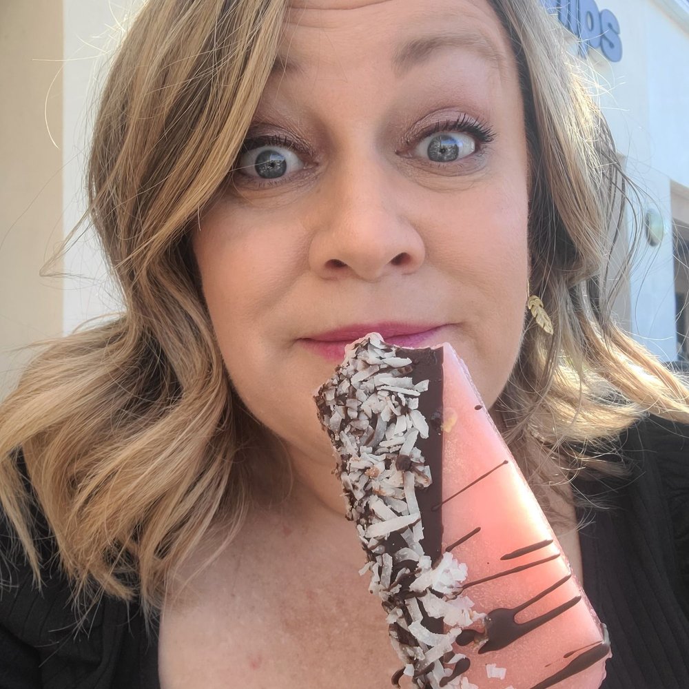 The Paleta Bar Glendale - Watermelon paleta dipped in dark chocolate, rolled in coconut - Ice Cream & Frozen Yogurt Near Me - Glendale, Arizona The Paleta Bar Glendale - Watermelon paleta dipped in dark chocolate, rolled in coconut - Ice Cream & Frozen Yogurt Near Me - Glendale, Arizona