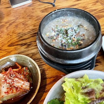 PERILLA korean fare - Mushroom porridge - Korean Near Me - Chicago, Illinois PERILLA korean fare - Mushroom porridge - Korean Near Me - Chicago, Illinois