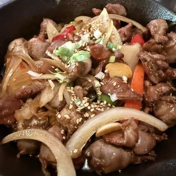 Hanshin Pocha - Grilled Chicken Gizzards - Korean Near Me - Irvine, California