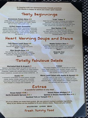 Menu photo 5 Cafe Manna Brookfield, WI