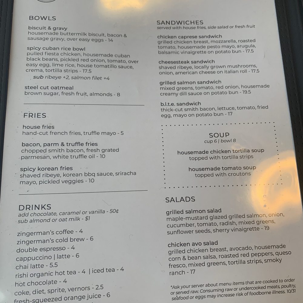 Dime Store - Menu - Breakfast & Brunch Near Me - Rochester Hills, Michigan