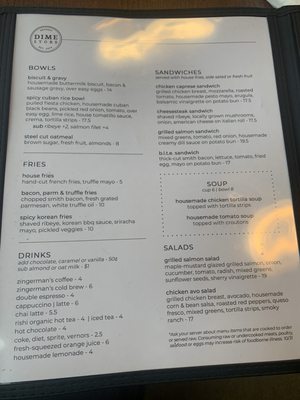 Menu photo 2 Dime Store Rochester Hills, MI Menu photo 2 Dime Store Rochester Hills, MI