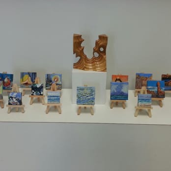 Art & Frame - Unique mini oil paintings with stands. These are original signed paintings. - Art Galleries Near Me - Davie, Florida Art & Frame - Unique mini oil paintings with stands. These are original signed paintings. - Art Galleries Near Me - Davie, Florida