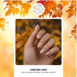 San Tan Valley Nails & Spa - November vibes are here!  Time to treat yourself to a manicure appointment.