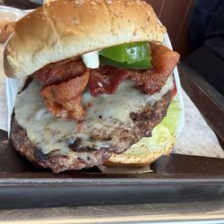 JCW's The Burger Boys - Bacon Jalapeno Bacon Burger