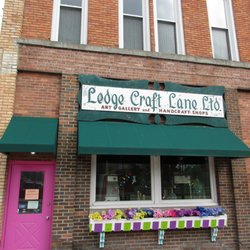 Ledge Craft Lane - Gifts, Art and Handmade crafts in downtown Grand Ledge next to the bridge.