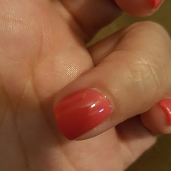 Nail Pro Plus - UV gel around the cuticle. It's not extremely noticeable but as a professional in this field we are taught not to do this. - Nail Salons Near Me - North Attleboro, Massachusetts Nail Pro Plus - UV gel around the cuticle. It's not extremely noticeable but as a professional in this field we are taught not to do this. - Nail Salons Near Me - North Attleboro, Massachusetts