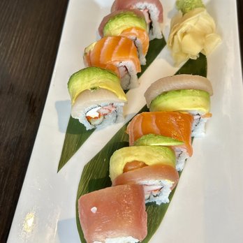Sushi Jo - Rainbow roll - Sushi Bars Near Me - West Palm Beach, Florida Sushi Jo - Rainbow roll - Sushi Bars Near Me - West Palm Beach, Florida