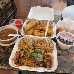 Hunan Chicken & - S & S Chicken lunch specials