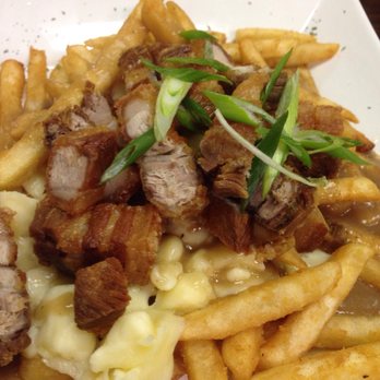 Epic Grill Silogs + Sans Rival - Lechon poutine. Epic! - Filipino Near Me - New Westminster, British Columbia