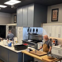 All Things Barbecue - The kitchen they had for the class. Pretty awesome set up!