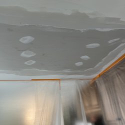 24/7 Handyman Services  - Drywall repair on ceiling