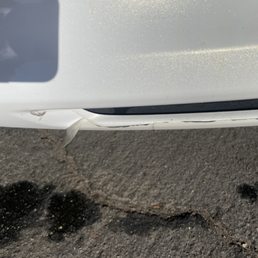 Remnants of the old paint protection film after they performed a "professional detail". Remnants of the old paint protection film after they performed a "professional detail".