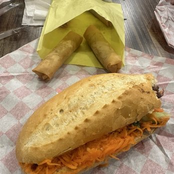 Banh Mi 68 - Chicken banh mi , egg rolls. - Vietnamese Near Me - Lancaster, California