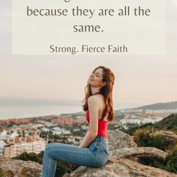 Sparks Hope - They laughed at me because I was different, I laughed at them because they are all the same. Strong. Fierce Faith