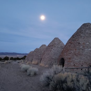 Ward Charcoal Ovens State Historic Park - Ovens at dusk - Hiking Near Me - Ely, Nevada Ward Charcoal Ovens State Historic Park - Ovens at dusk - Hiking Near Me - Ely, Nevada
