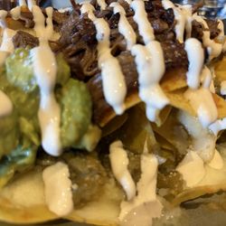 Happy Hour brisket nachos