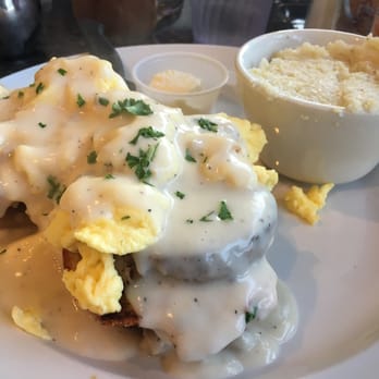 The Trails Eatery - my country 'eggs benedict' some of the top biscuits and gravy i've had. - Breakfast & Brunch Near Me - San Diego, California