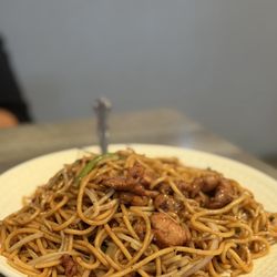 Tasty Choice - Stir-fried spaghetti with chicken