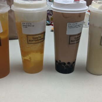 Lunar Tea - Four tea drinks I picked up today.Passion Fruit n lemonade,Mango Milk tea, Brown sugar Milk tea w boba n four seasons milk tea - Coffee & Tea Near Me - Honolulu, Hawaii Lunar Tea - Four tea drinks I picked up today.Passion Fruit n lemonade,Mango Milk tea, Brown sugar Milk tea w boba n four seasons milk tea - Coffee & Tea Near Me - Honolulu, Hawaii