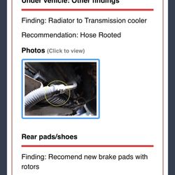 Degennaro Auto & Truck Repair - Example of my report