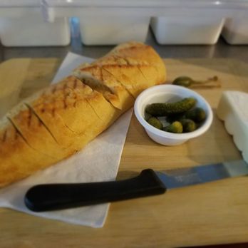 Benelux - Warm bread, soft cheese. I ate this all myself. Don't judge. - Bars Near Me - Montreal, Quebec