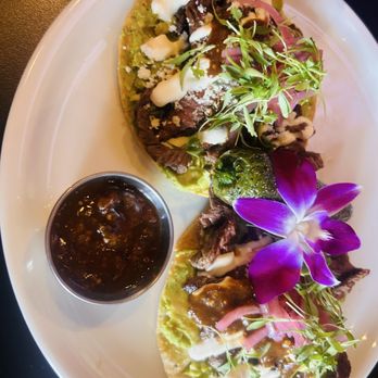 Tacos & Beer Mi Lindo Mexico - My carne asada tostadas. So good and the meat so tender. Tasty - Mexican Near Me - Temecula, California