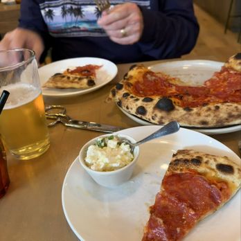 Pizzeria Sophia - We were given scissors to cut our pizza, we had never seen that before. We added a sauce to put on our crust. - Pizza Near Me - Banff, Alberta Pizzeria Sophia - We were given scissors to cut our pizza, we had never seen that before. We added a sauce to put on our crust. - Pizza Near Me - Banff, Alberta