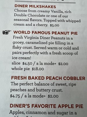 Menu photo 6 Virginia Diner Wakefield, VA
