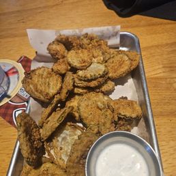 Fried Pickles with ranch Fried Pickles with ranch