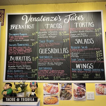 Venalonzo's Tacos - Menu - Tacos Near Me - Centennial, Colorado