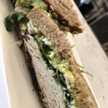 Cure Coffeehouse - Turkey and Fig Sandwich - house roasted turkey, goat cheese, avocado, arugula, fig jam and lemon Dijon on wheat. YUM. Trust. - Coffee & Tea Near Me - Smithfield, Virginia Cure Coffeehouse - Turkey and Fig Sandwich - house roasted turkey, goat cheese, avocado, arugula, fig jam and lemon Dijon on wheat. YUM. Trust. - Coffee & Tea Near Me - Smithfield, Virginia
