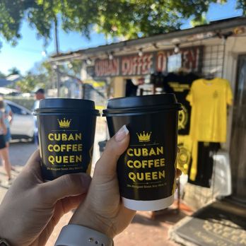 Cuban Coffee Queen Waterfront - Cafe con Leche (Cuban Coffee with Steamed Milk) - Coffee & Tea Near Me - Key West, Florida Cuban Coffee Queen Waterfront - Cafe con Leche (Cuban Coffee with Steamed Milk) - Coffee & Tea Near Me - Key West, Florida